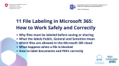 thumbnail of medium M365 Video Hack 11: File Labeling in Microsoft 365: How to Work Safely and Correctly