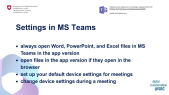 thumbnail of medium M365 Video Hack 04: MS Teams – Settings & Opening Documents