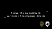 4.6.1 Recherche de bâtiment: Comportement du figurant: Récompense directe