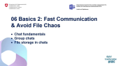 thumbnail of medium M365 Video Hack 06: Basics 2 – Fast communication & avoid file chaos 